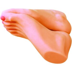 Keisha Grey`s Foot Fetish Fantasy Realistic Foot Masturbator Flesh 9 Inch