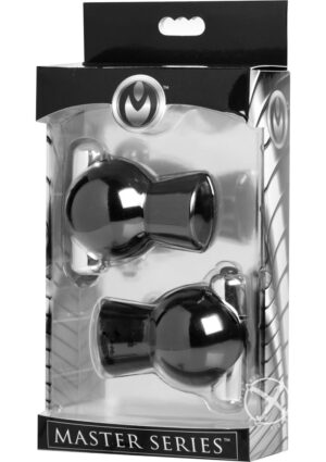 Reverb Vibrating Nipple Suckers Black Master Series