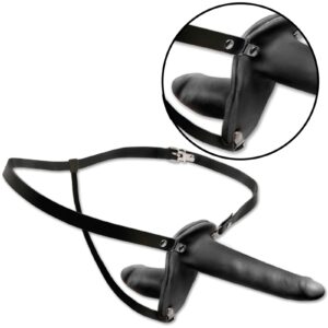 Fetish Fantasy Double Penetrix Double Strap On Harness Kit 6 Inch Black