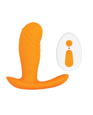 Creamsicle Orange Silicone Vibrator