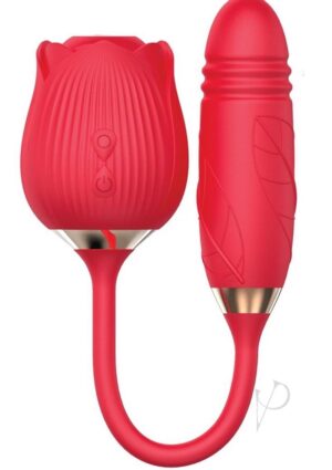 Silicone Women Suction Clitoral Sucking & Thrusting Vibrator