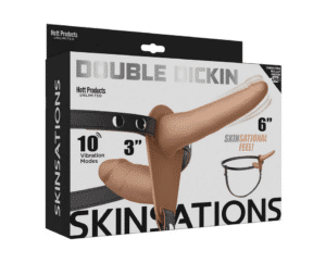 Skinsations Double Dickin Vibrating Dual-sided