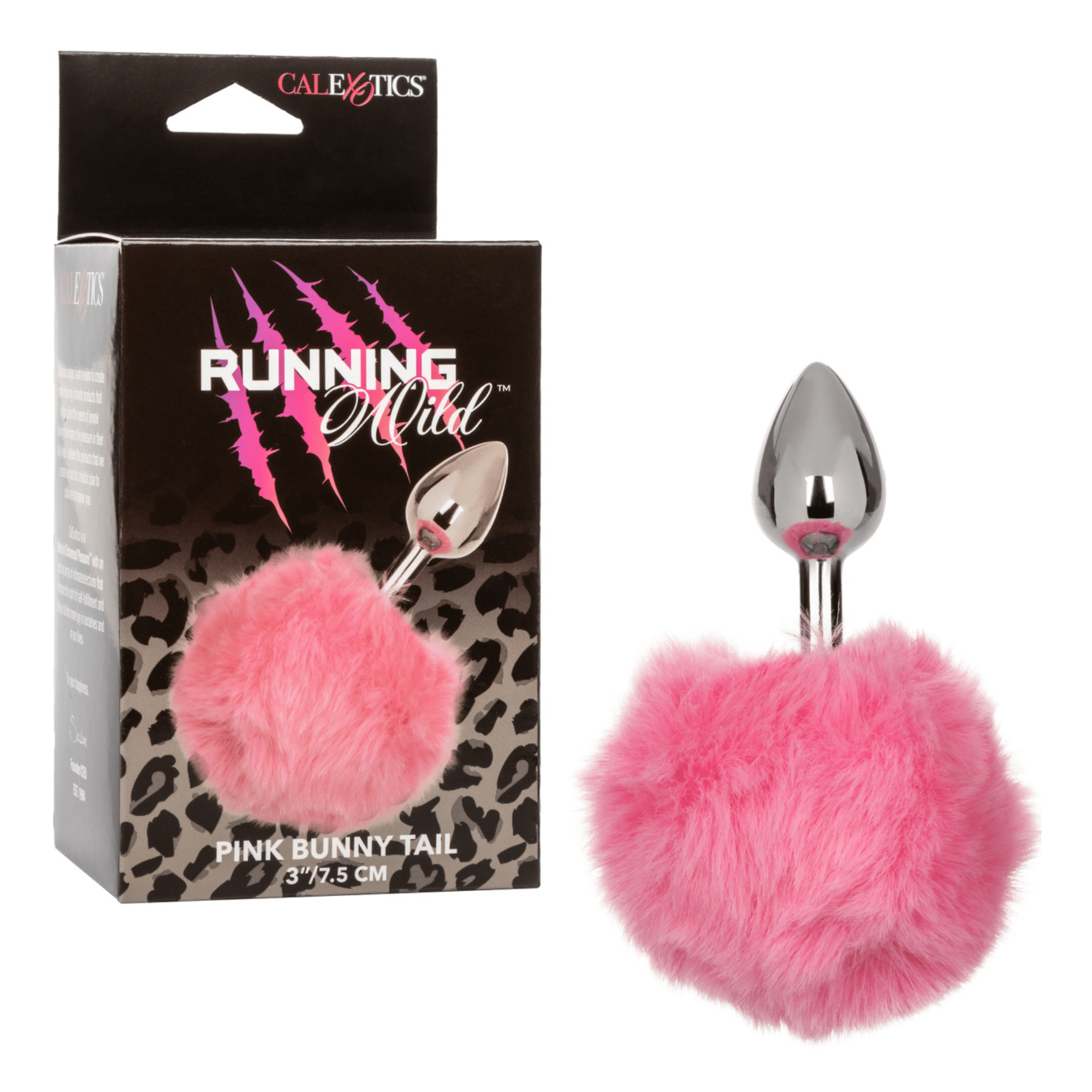 Running Wild Aluminum Beginner Friendly Butt Plug With Bunny Tail For Beginners