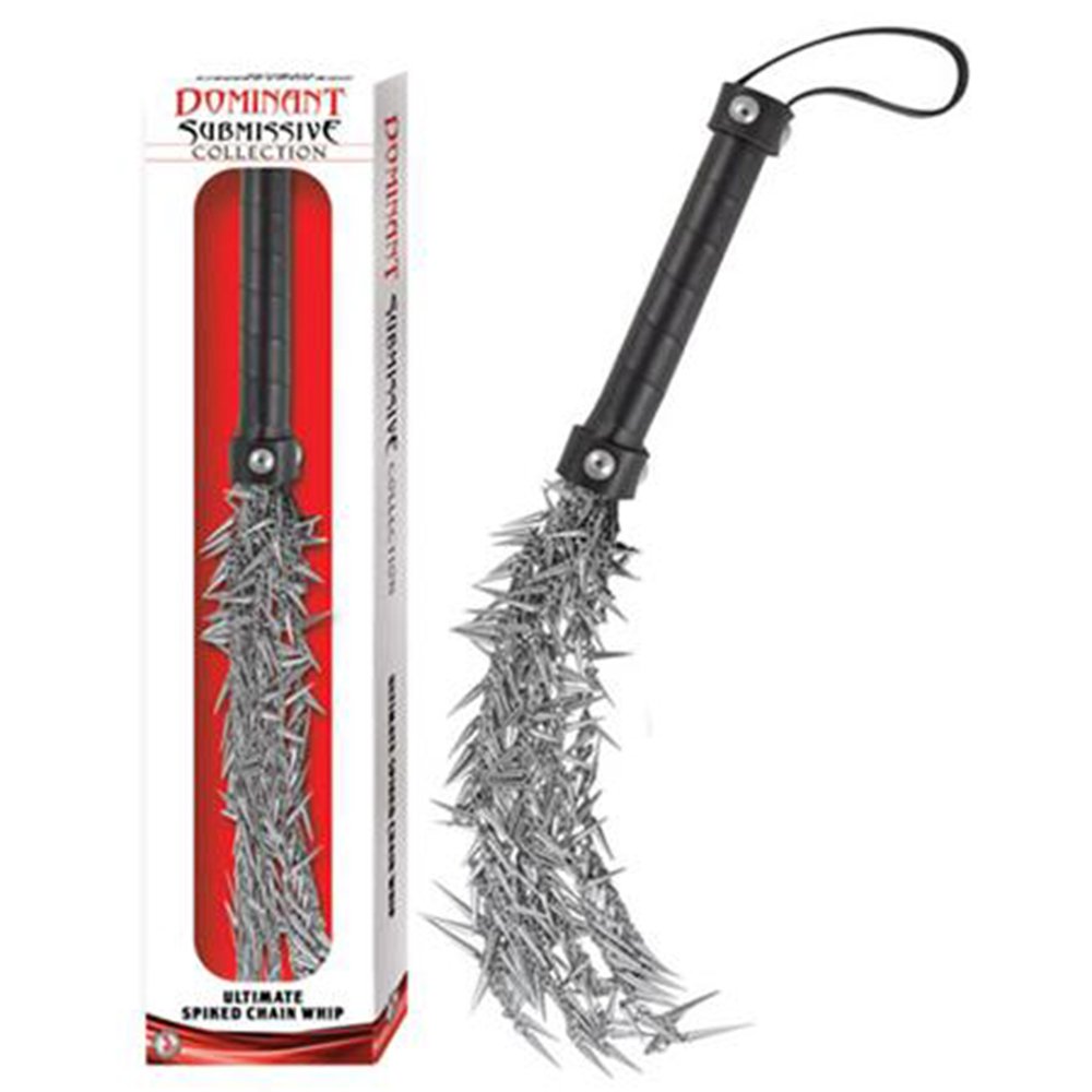 Dominant Submissive Collection Ultimate Iron Chain Whip 16 Inches