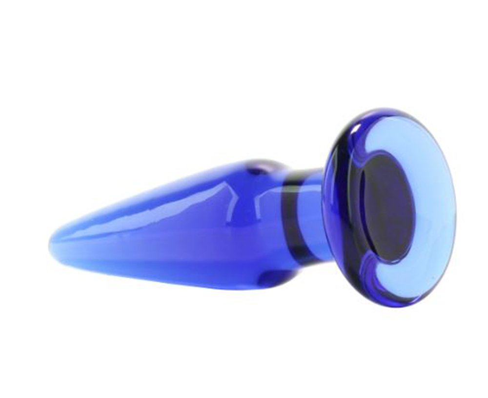 Crystal Glass Tapered Butt Plug