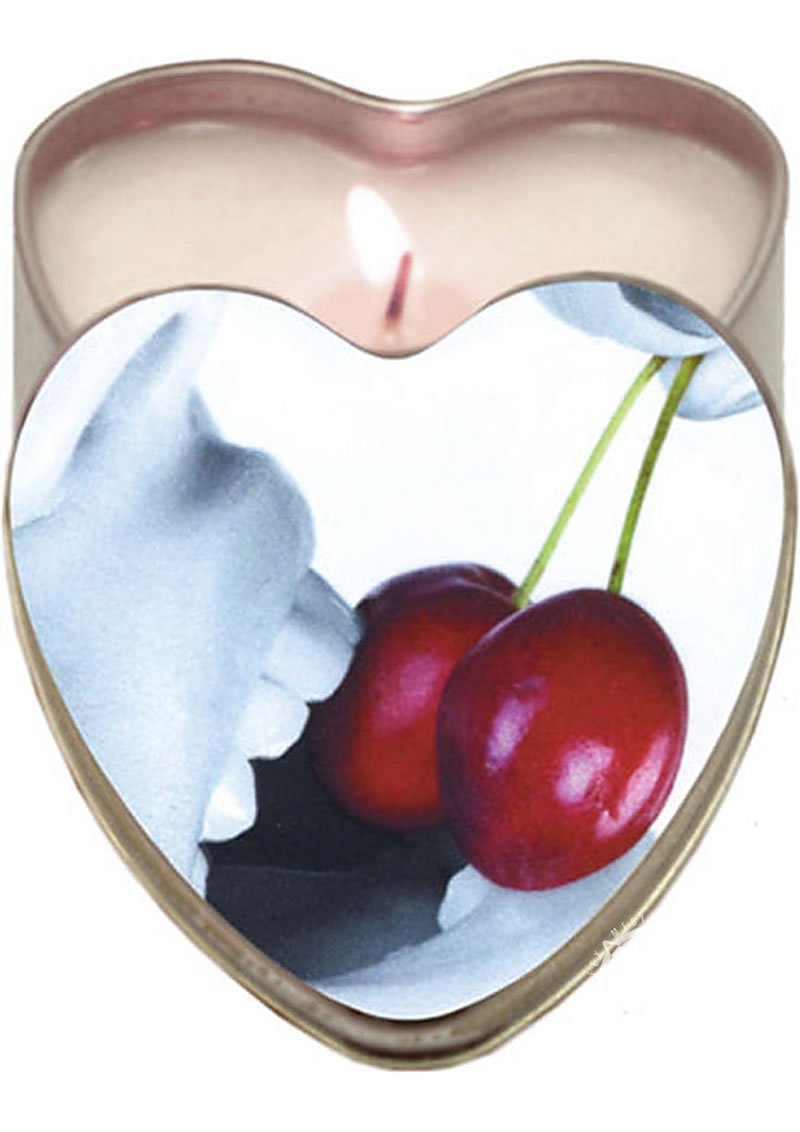 Edible Candle Heart Massage Oil Candle  Earthly Body