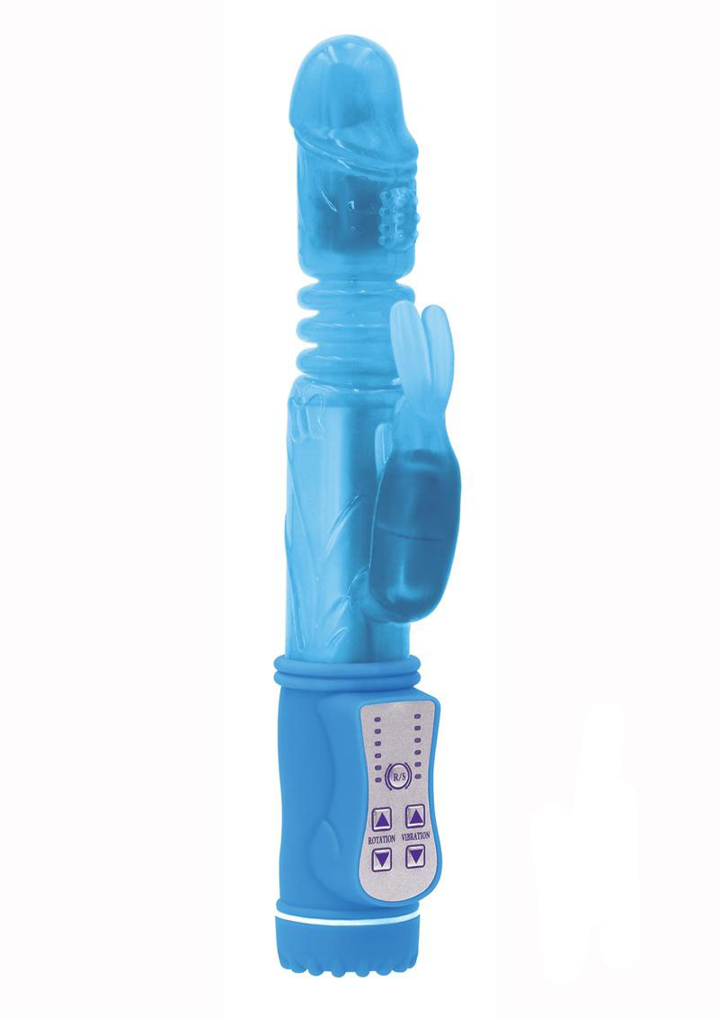 Firefly Glow-in-the-dark Rechargeable Thrusting Rabbit Vibrator