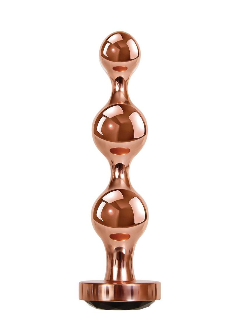 Gender X Gold Digger Black Jeweled Butt Plug