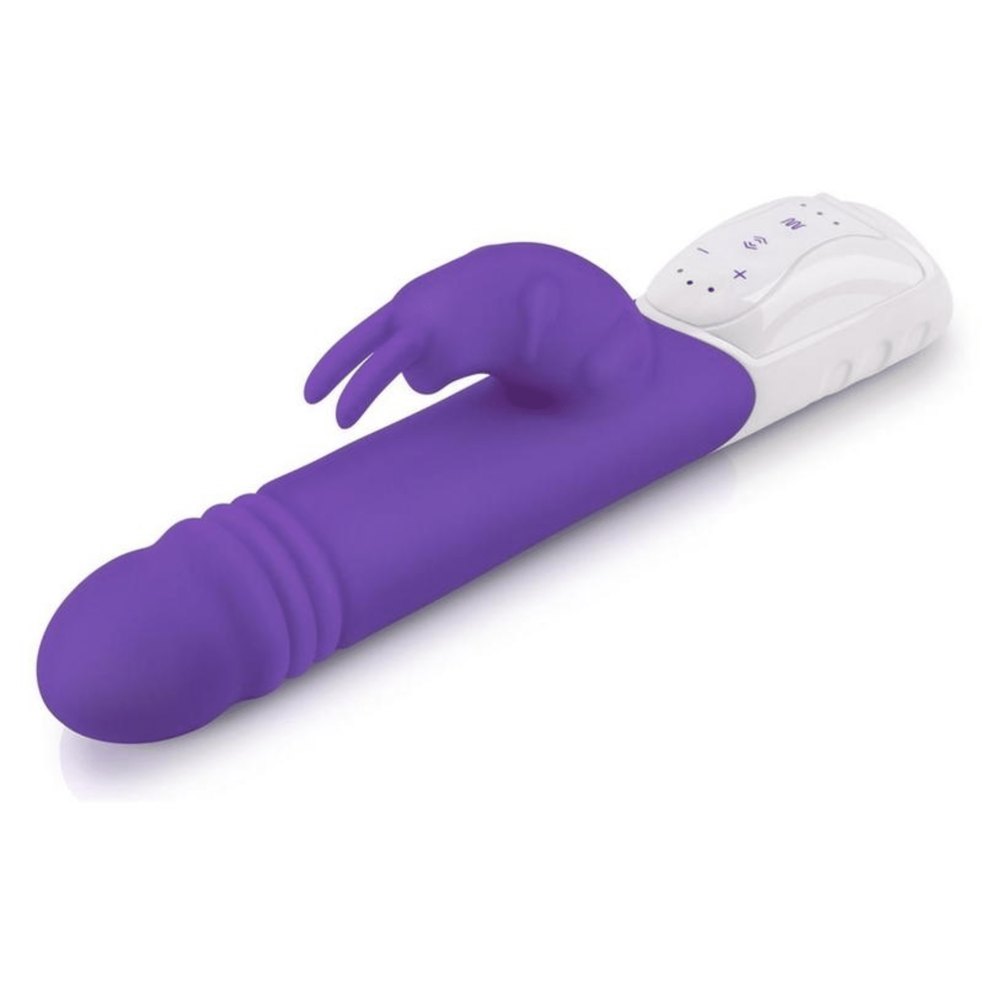 Rabbit Essential Rechargeable Thrusting Rabbit  G-Spot Clitoral Vibrator