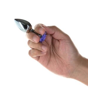 Lux Active Rose Metal Butt Plug 