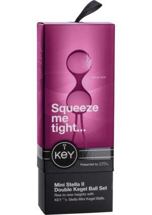 Key Mini Stella II Silicone Double Kegel Ben Wa Ball Set