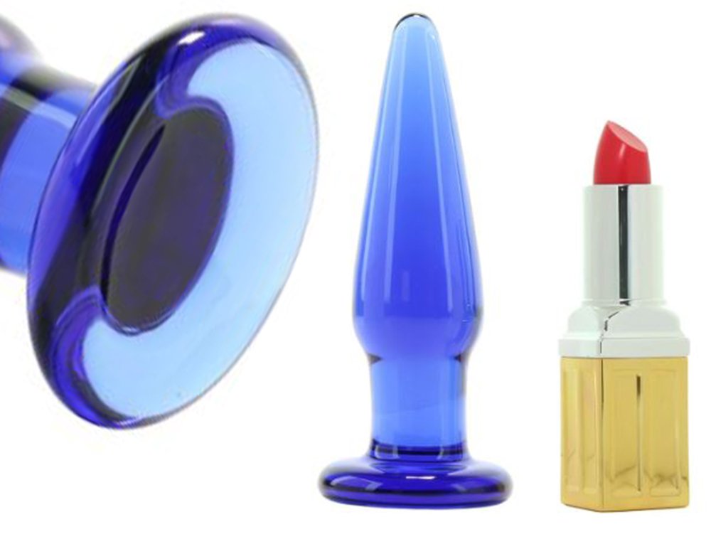 Crystal Glass Tapered Butt Plug