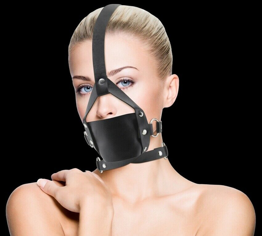 Ouch Leather Mouth Gag With Adjustable Straps