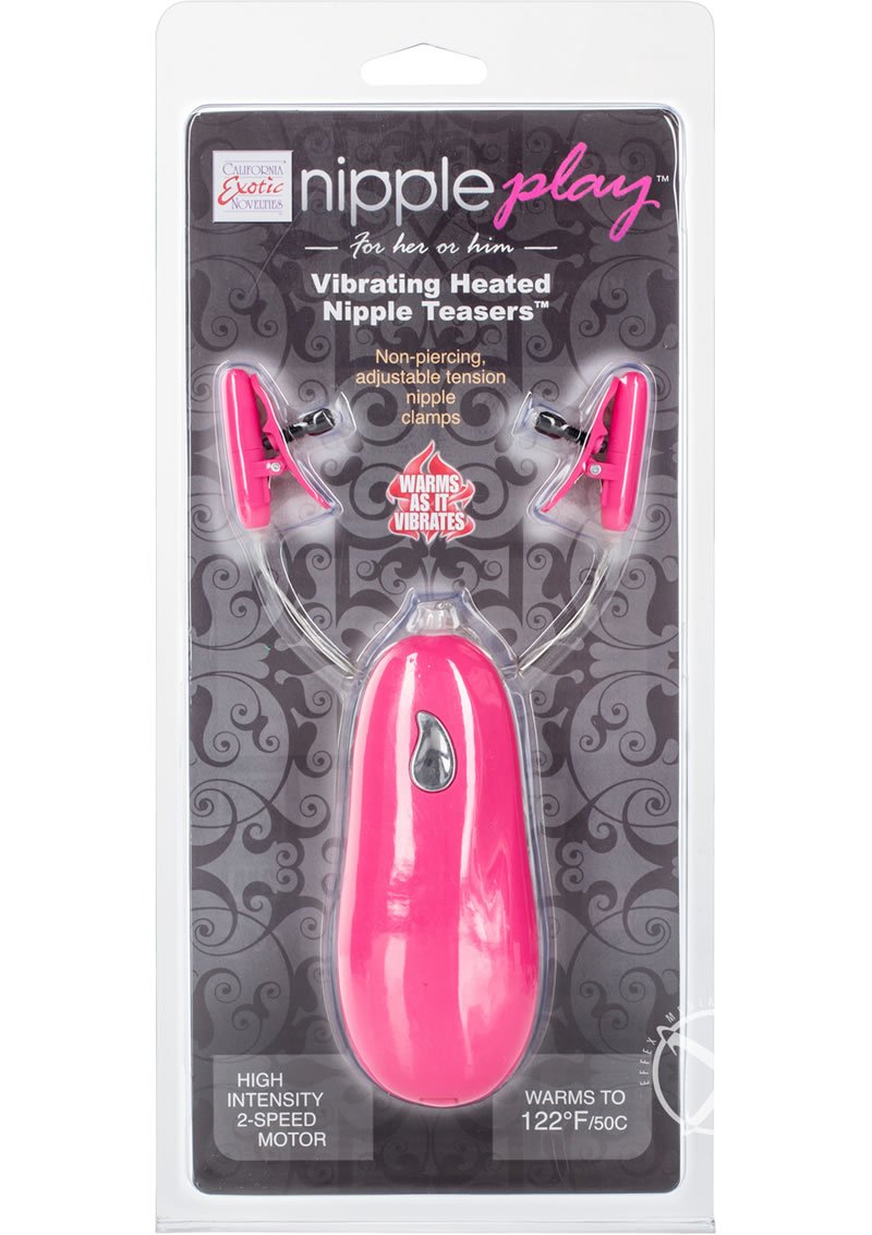 Nipple Play Vibrating Heated Nipple Clamps Teasers