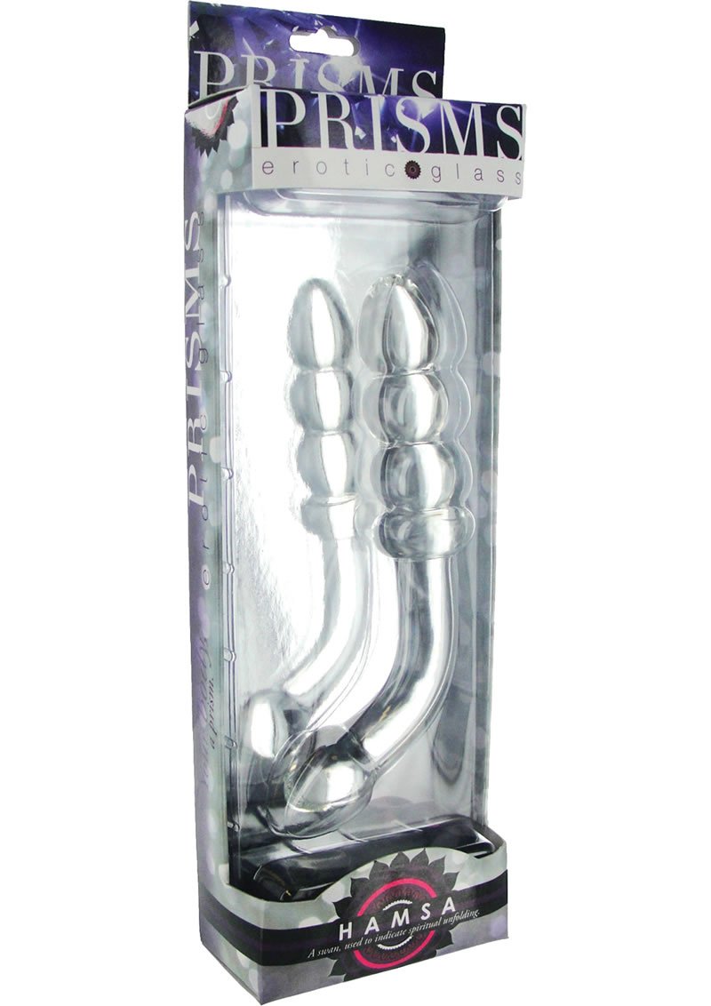 Prisms Hamsa Glass Butt Plug Prostate Massager