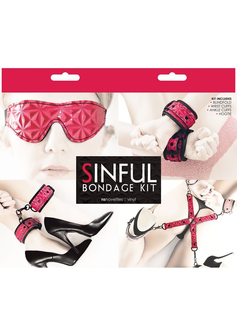 Sinful Bondage Vinyl Kit For Couples 
