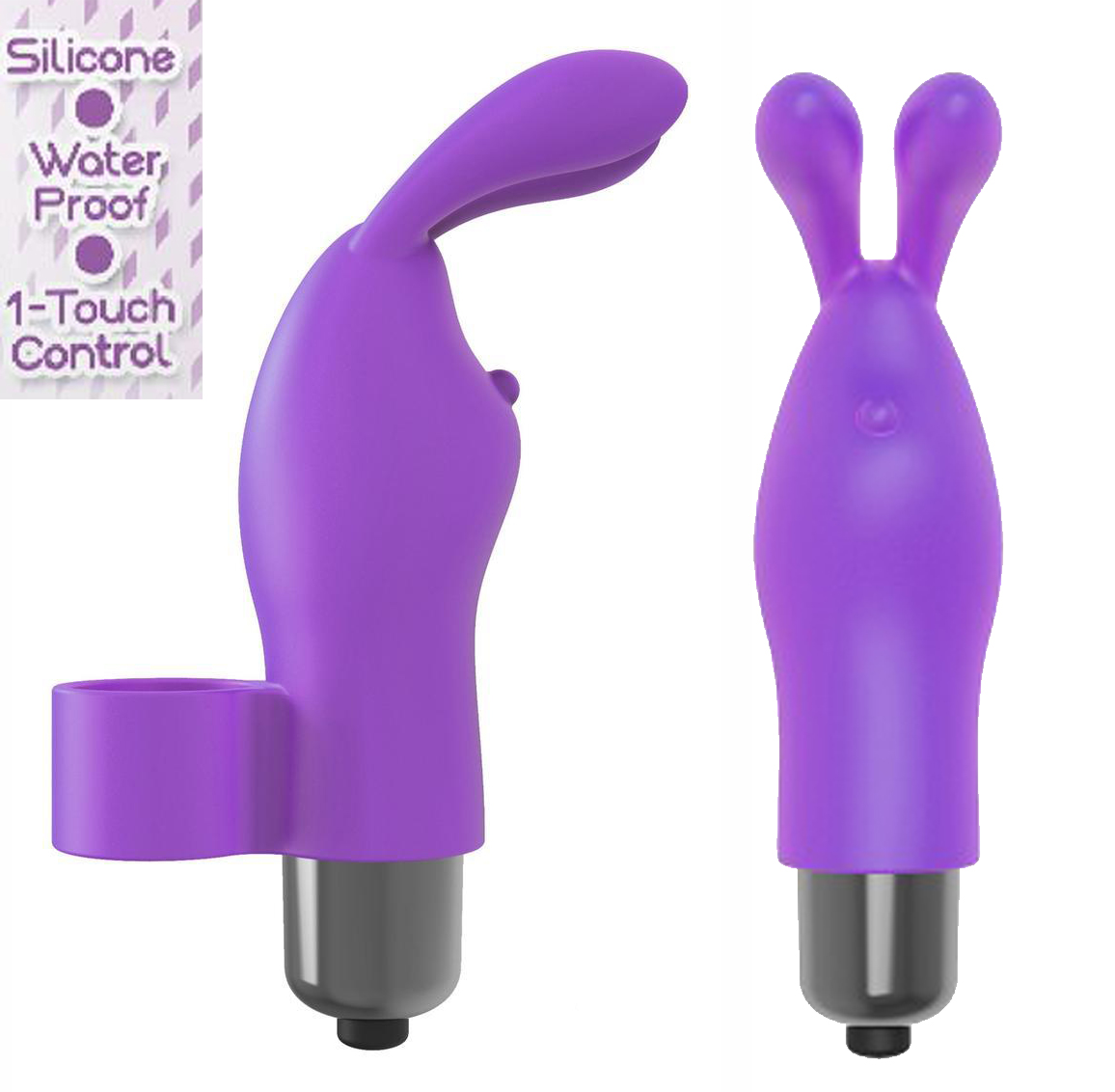 The 9 Flirt Finger Bunny Vibrator