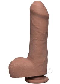The D Uncut Realistic Dual Density Dildo With Balls Inch Ultrasky