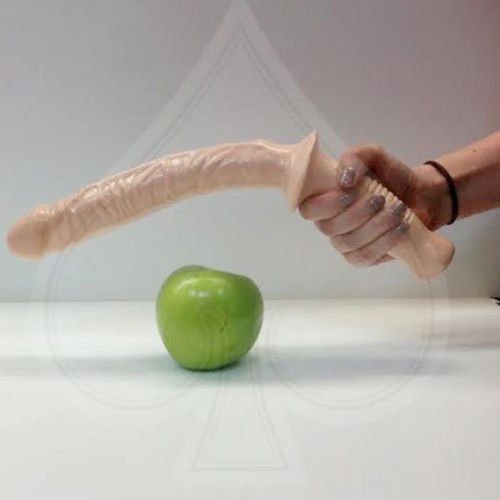 Man Handler Dildo With Handle Sil A Gel 14 Inch