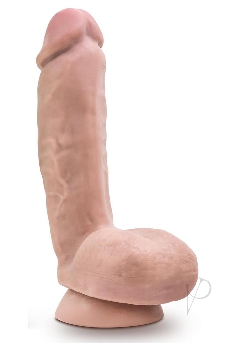 8 Inch Thick Poseable Realistic Dildo With Squeezable Balls