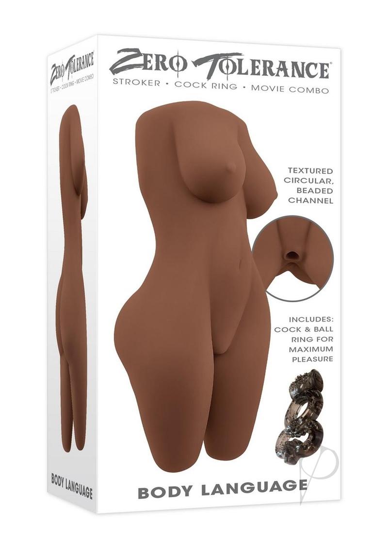 Zero Tolerance Squishy Pliable Body Language Stroker TPE Male Masturbator