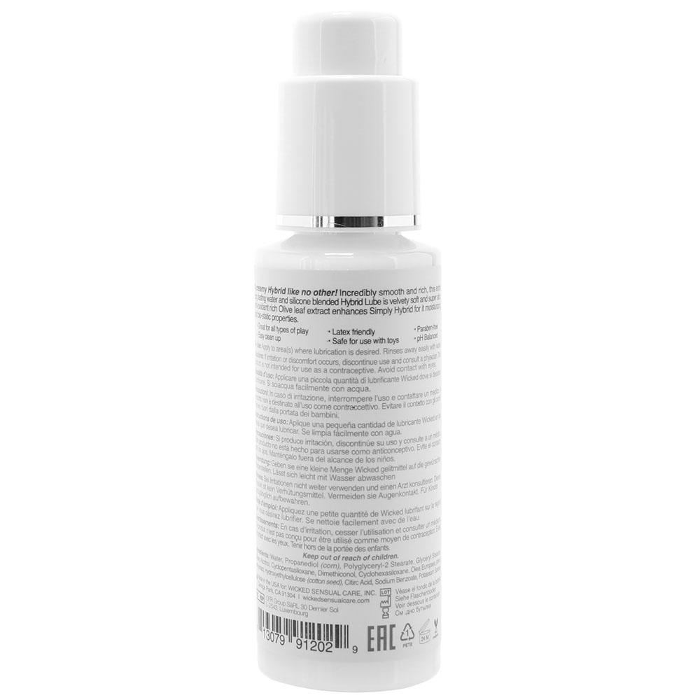 Wicked Sensual Care Simply Hybrid Lubricant