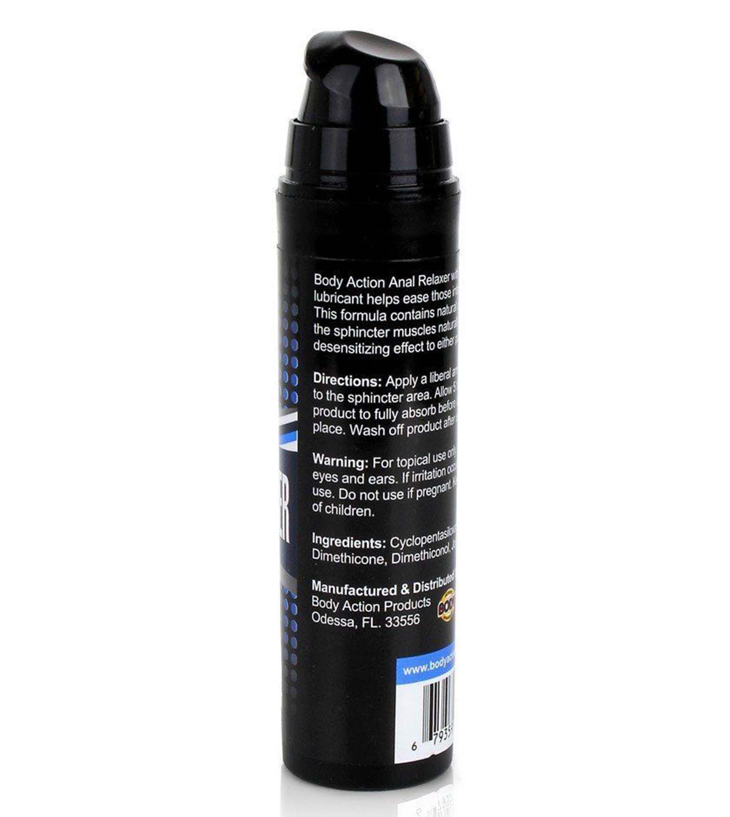 Body Action Anal Relaxer Silicone Lube