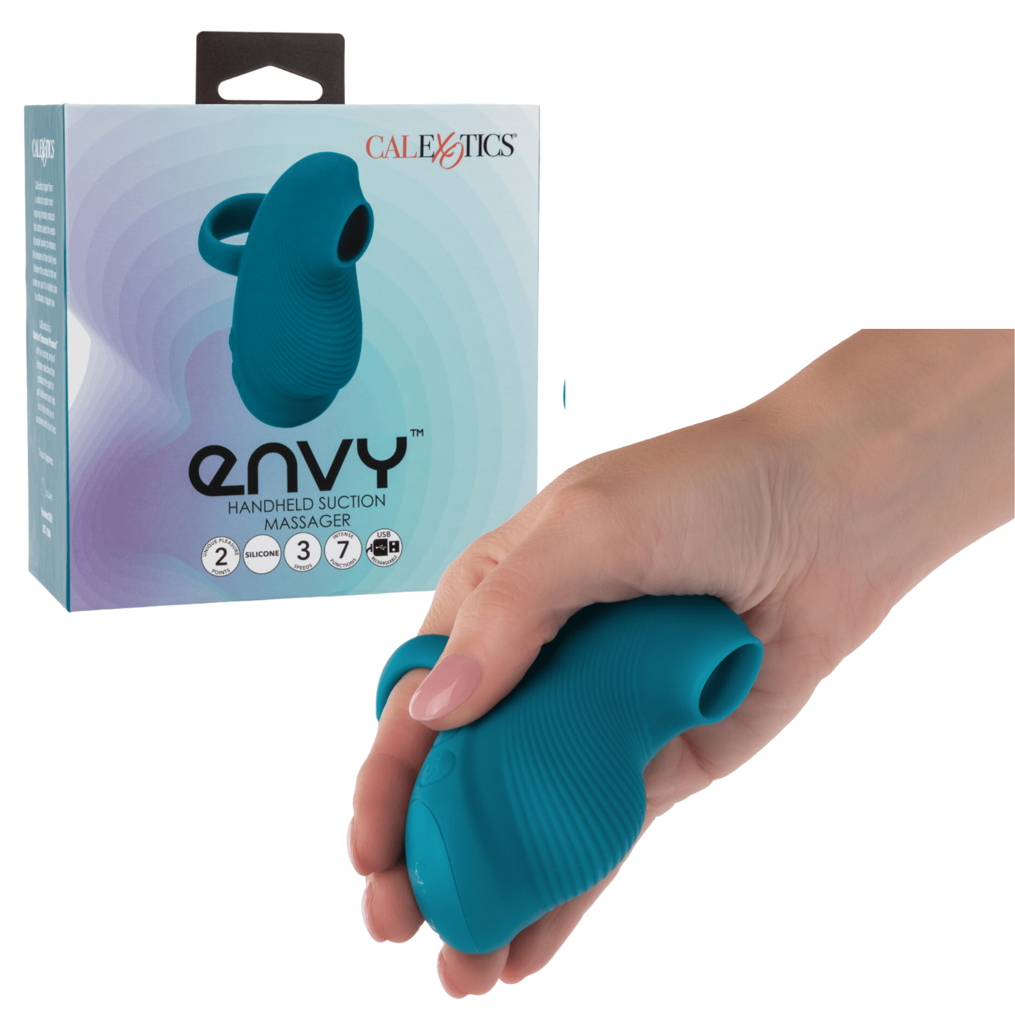 Envy Handheld Massager Rechargeable Clitoral Finger Vibrator