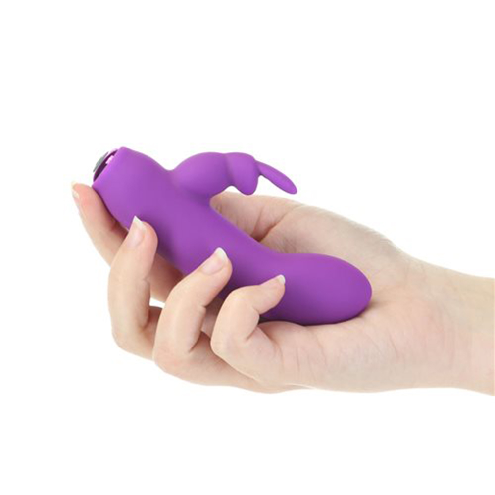 Rechargeable Bullet Vibrator With Removable Rabbit Sleeve