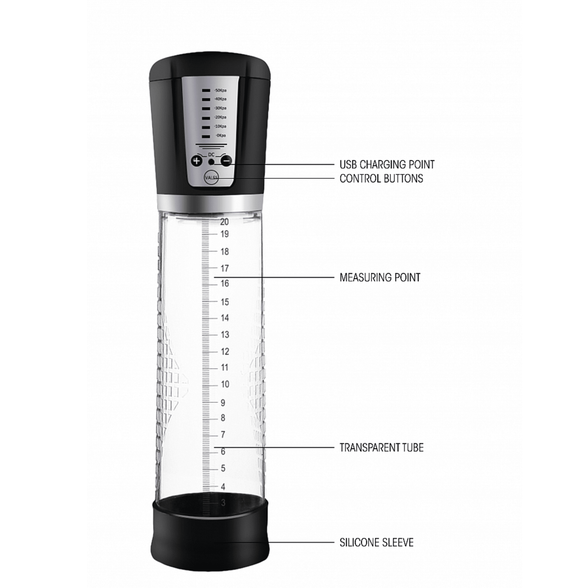 Premium Rechargeable Automatic Easy-To-use Penis Vacuum Pump