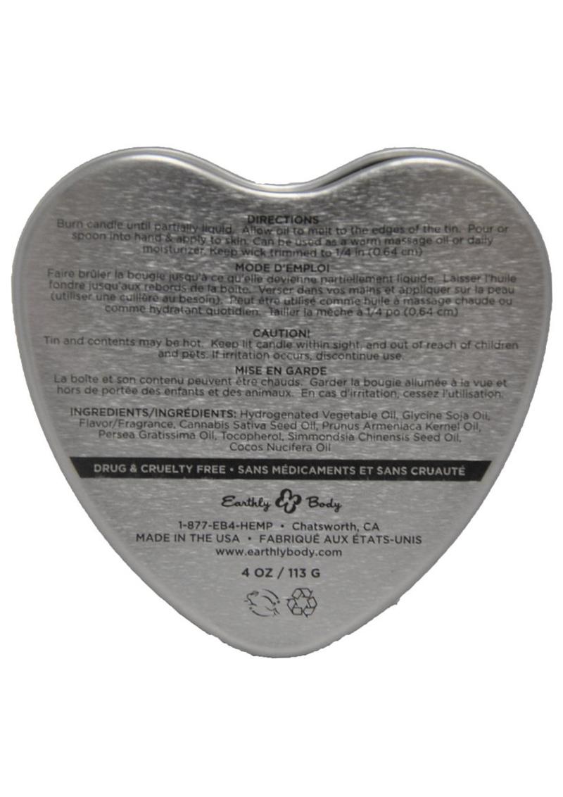 Edible Tropical Vegan Candle For Massage Earthly Body