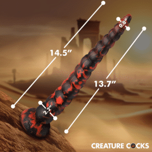 Tapered Tip Silicone Dildo