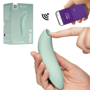 We-Vibe Melt 2 App-Controlled Rechargeable Silicone Clitoral Sucking Vibrator - Sage