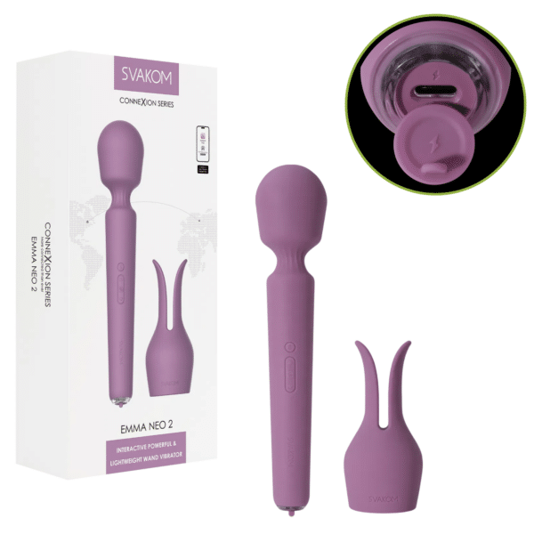 Heating Wand Vibrator with Attachment