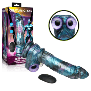 Remote Controlled Fantasy Silicone Dildo