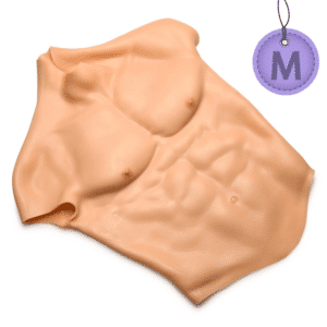 Ripped Silicone Male Chest