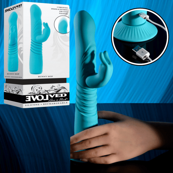 Rabbit Vibrator with Removable Suction Cup