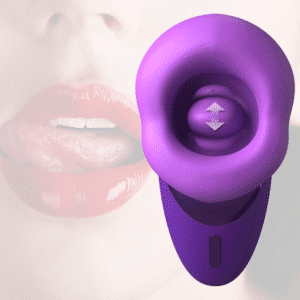 Sucker Licking Vibration Oral Sex Vibrator– Purple