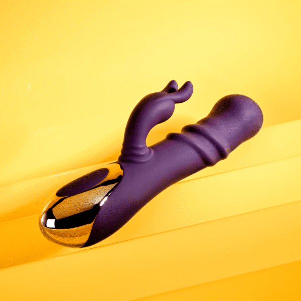 Rabbit Vibrator with Twirling G-Spot Head