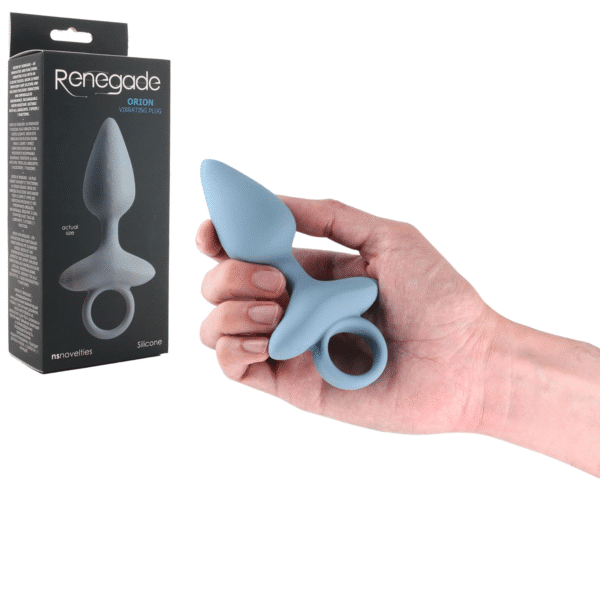 Vibrating Butt Plug with Loop