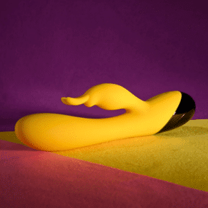 Silicone Rabbit Vibrator Yellow