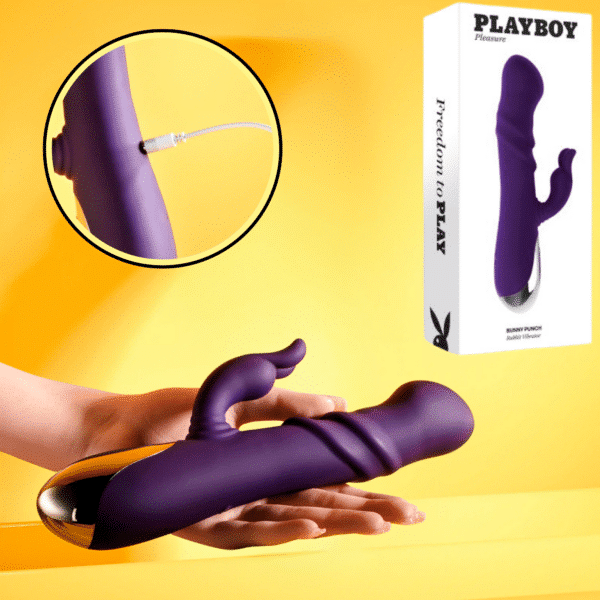 Rabbit Vibrator with Twirling G-Spot Head