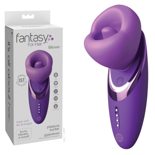 Sucker Licking Vibration Oral Sex Vibrator– Purple